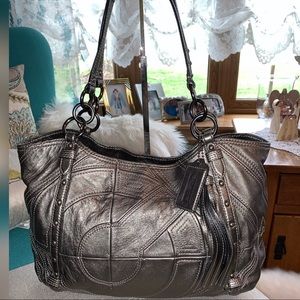 Coach Alexandra Leather Embossed Tote. 🚫 Trades